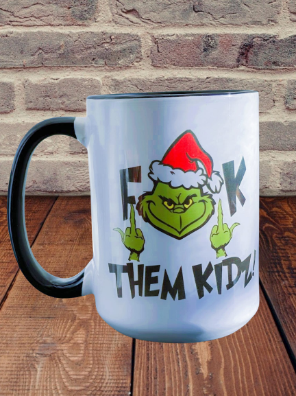 F@$k Them Kids Christmas 15 oz. White Mug